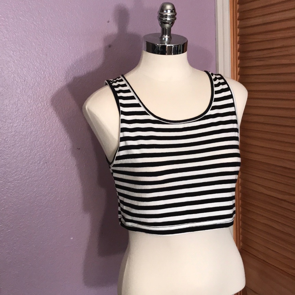 Striped sporty tank